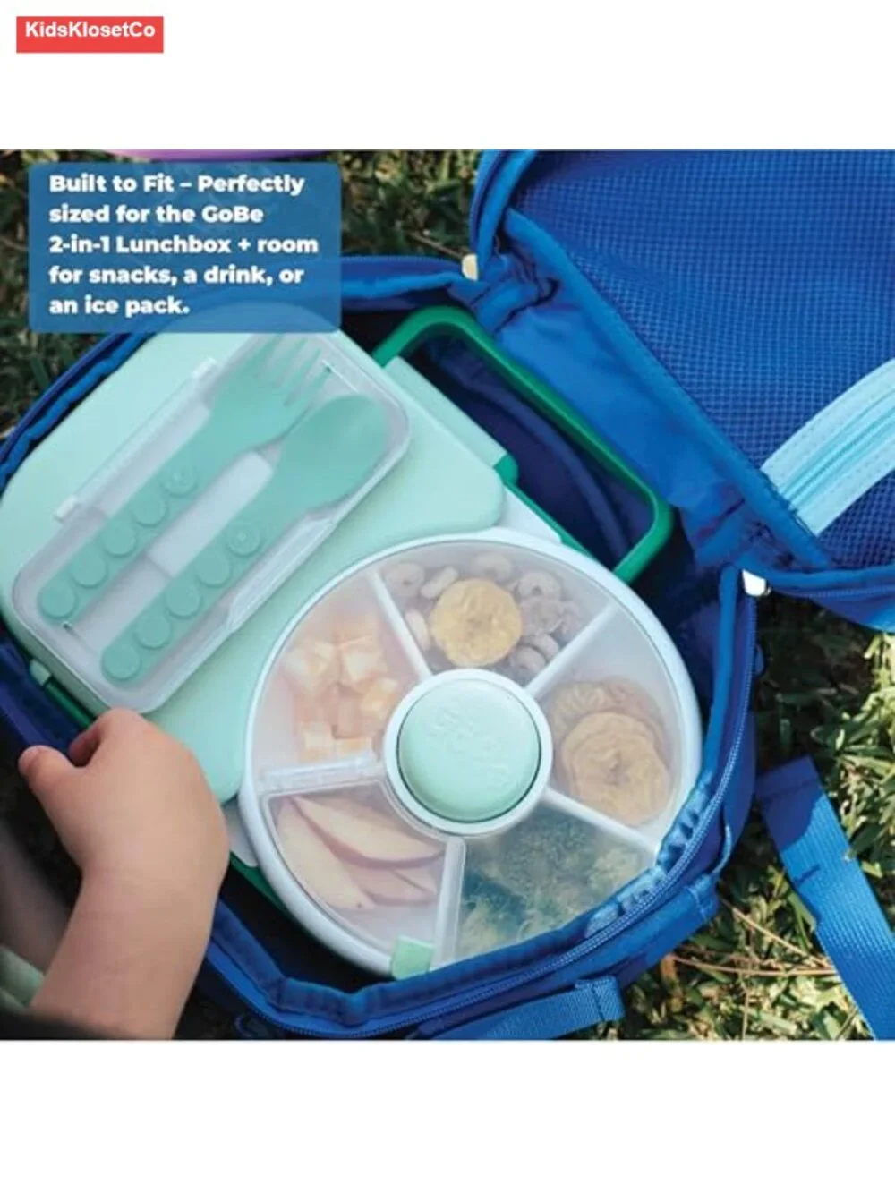 Insulated Neoprene Lunch Bag Machine Washable Large Bento Box Tote School Travel